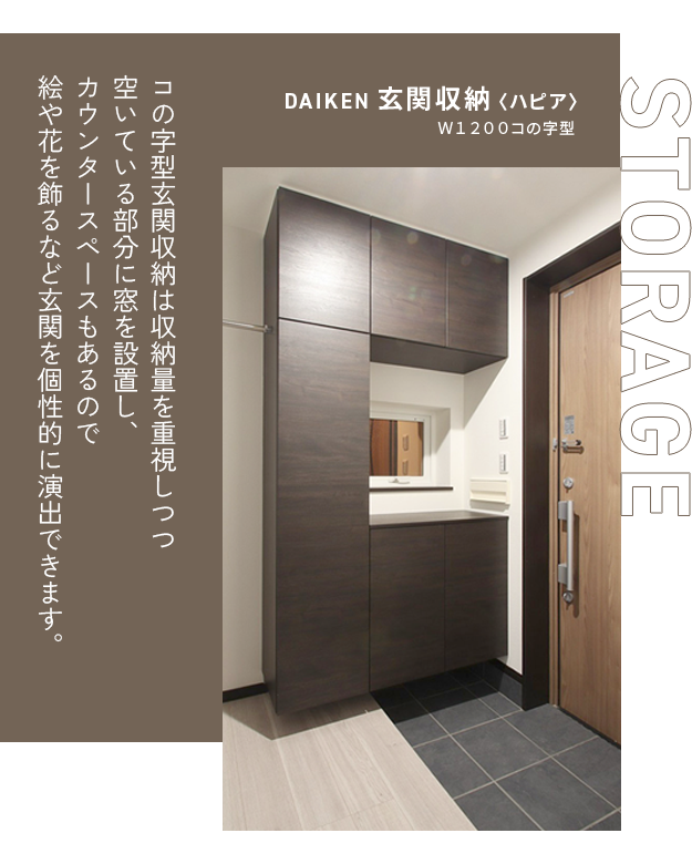 DAIKEN 玄関収納