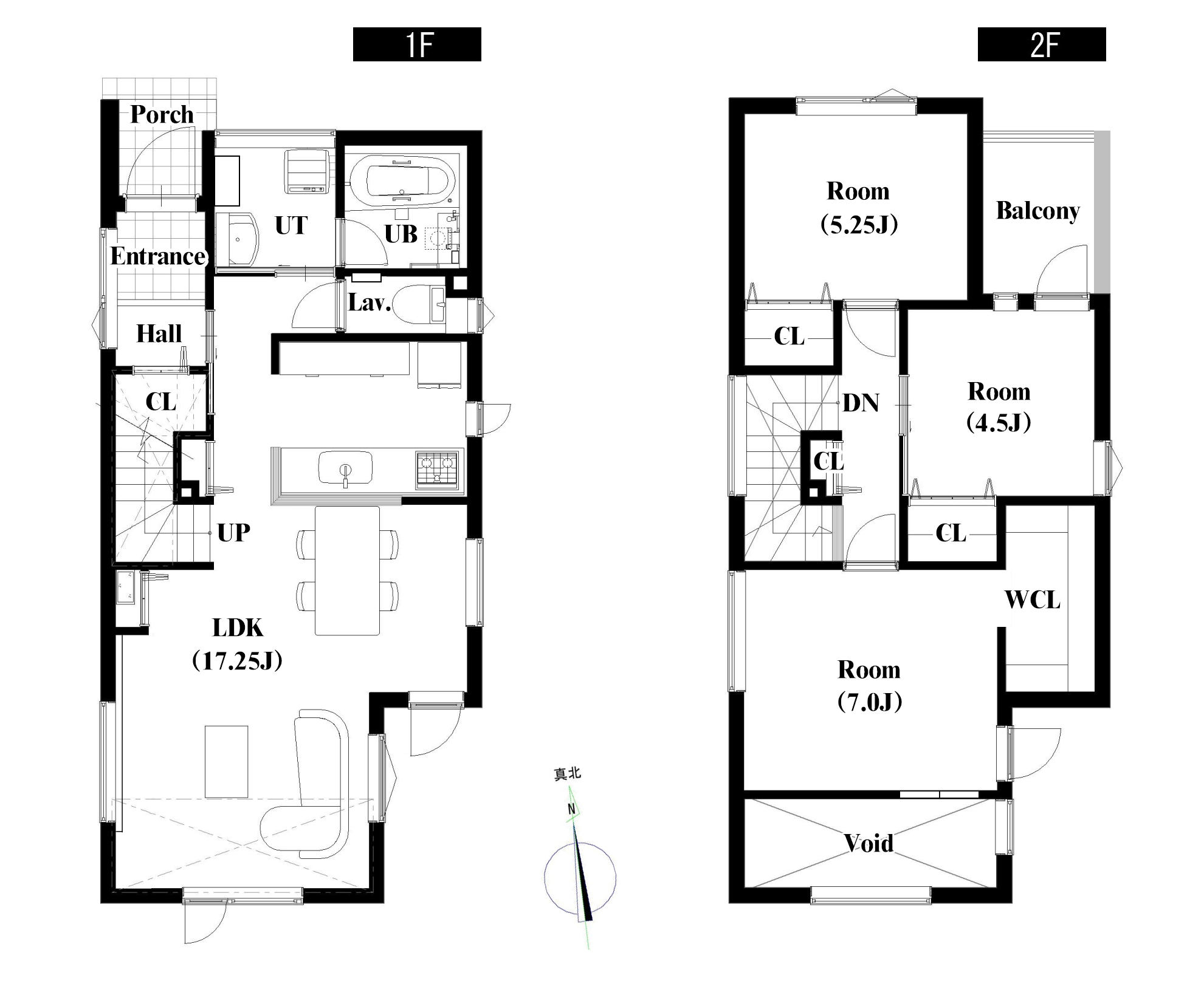 平岸3-15モデル21-02（ひだり）間取り