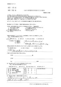 お客様アンケート画像