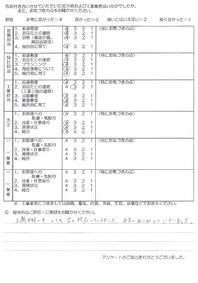 お客様アンケート画像