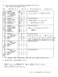 お客様アンケート画像